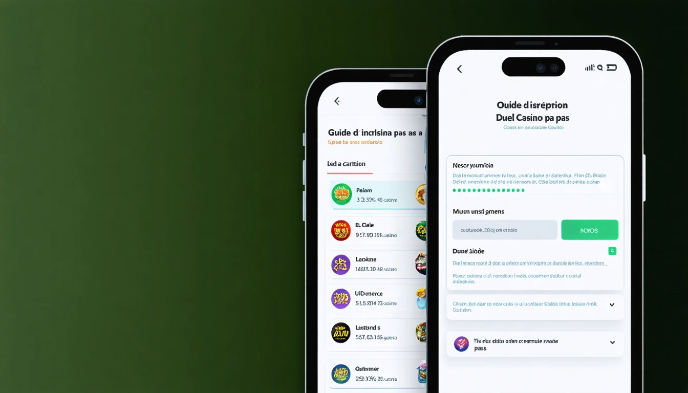Guide d'inscription Duel Casino pas à pas