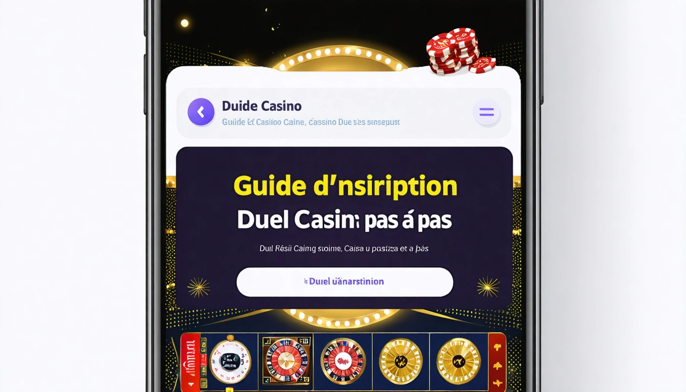 Guide d'inscription Duel Casino pas à pas